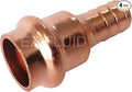 (4-Pack) EZ-FLUID Plumbing 3/4" PEX x Press LF Copper Propress Adapter Pressure Copper Fitting F1807 Barb Crimp Pex-B x Press Coupling Connector for Residential,Commercial