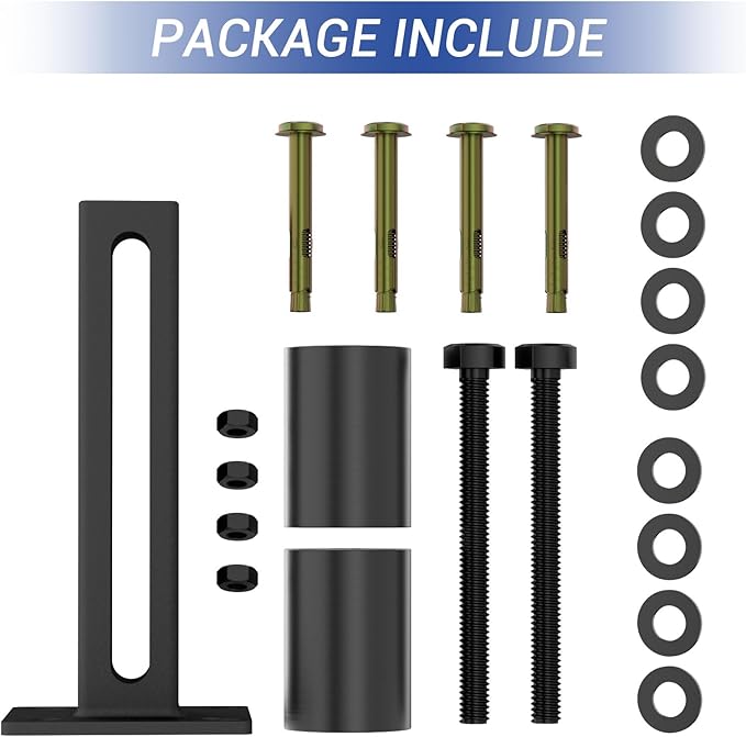 Adjustable Slide Gate Guide Roller,Heavy Duty 3" Thickening Sliding Gate Support Assembly, Iron Gate Guide Wheel Pulley, Adjustable Up to 4" for Sliding Rolling Gates