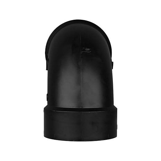 CHARLOTTE PIPE 4 DWV 1/4 Bend HUB X HUB DWV (Drain, Waste and Vent) (1 Unit Piece)