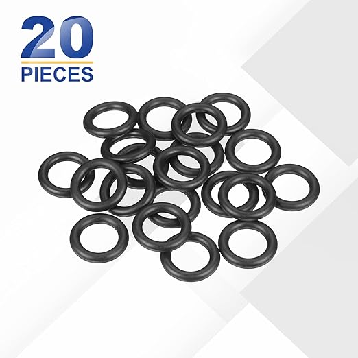 HARFINGTON 20pcs Nitrile Rubber O-Rings 22mm OD 14mm ID 4mm Width Metric Buna-N NBR Sealing Gasket Plumbing Sealing Repair O Rings for Car Auto Vehicle Repair Faucet Air Gas