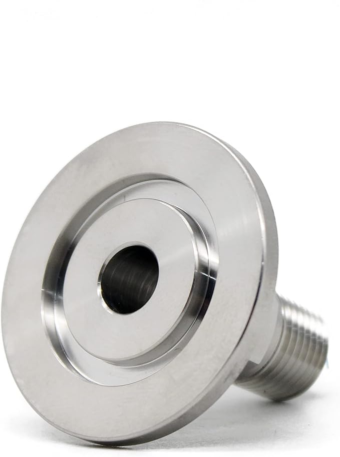 SS304 KF25 NPT Male Adaptor thread 1/4" NW25 KF Male coupling ISO-KF25 X NPT 1/4"