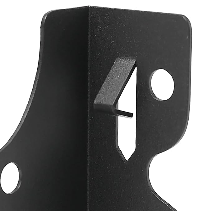 16 Pcs 2"x 4" Joist Hanger,Q235B Steel Black Powder Coated Face Mount Joist Hangers ,Hurricane Ties for Rafters,Tie Brackets for Floor Deck and Ceiling Joists