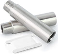 TAISHER 2PCS Stainless Steel Pipe Fittings, 1" NPT Male x 1" NPT Female Threaded, 4" Length Nipple Cast Pipe