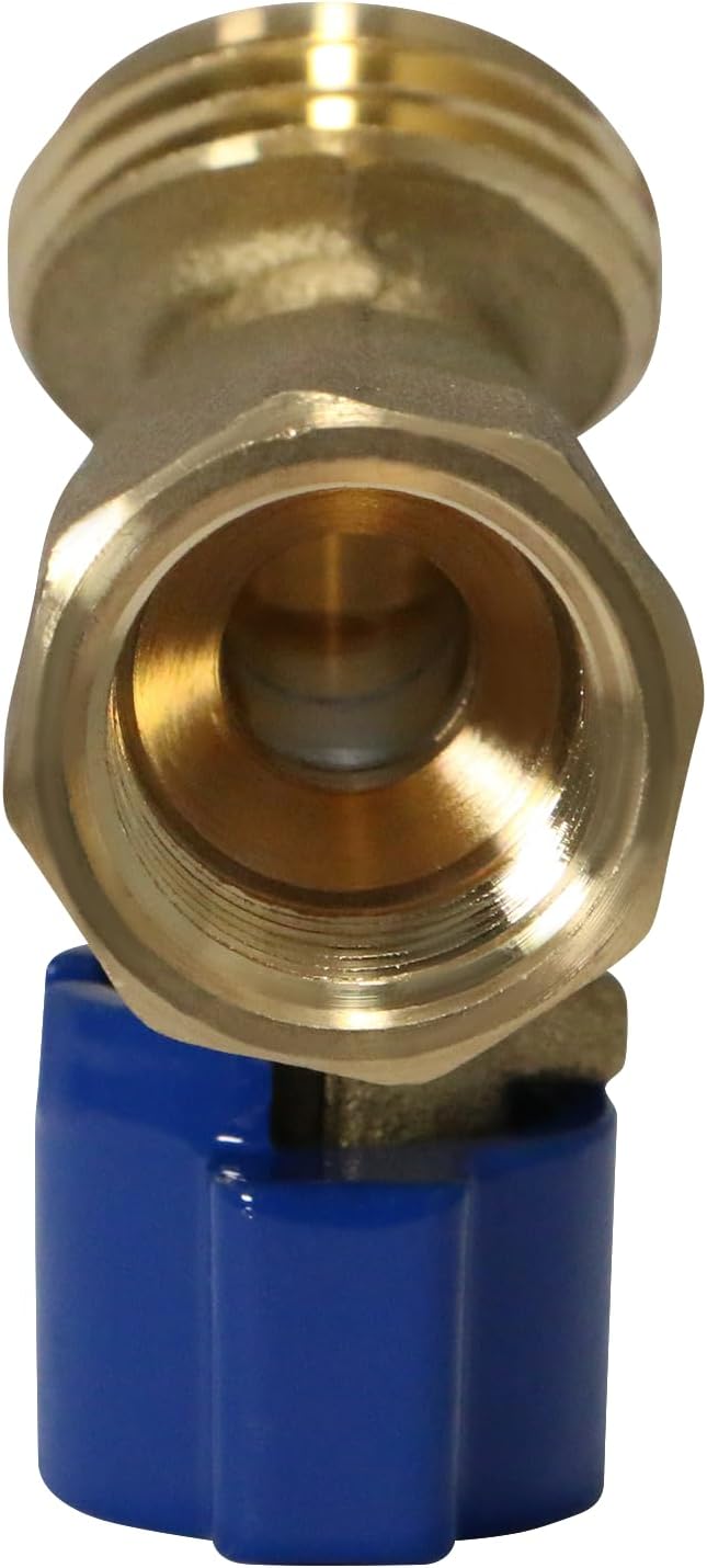 1 Piece XFITTING 1/2'' Female Threaded X 3/4'' Garden Hose Threaded Hose Bibb No-Kink, 1/4 Turn, Brass, Water or Oil