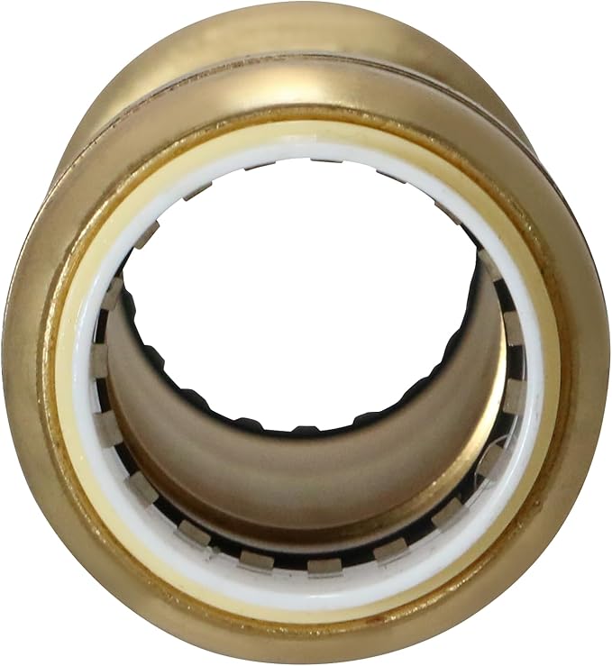 XFITTING 3/4 Inch PVC Push Fit Slip Coupling, Push to Connect PVC Coupling, 10 Pieces