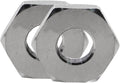 DERNORD Cast Pipe Fitting Stainless Steel 304 Hex Locknut NPT Female (1/4 Inch)