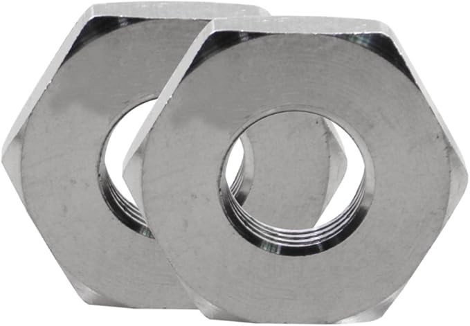 DERNORD Cast Pipe Fitting Stainless Steel 304 Hex Locknut NPT Female (1/4 Inch)