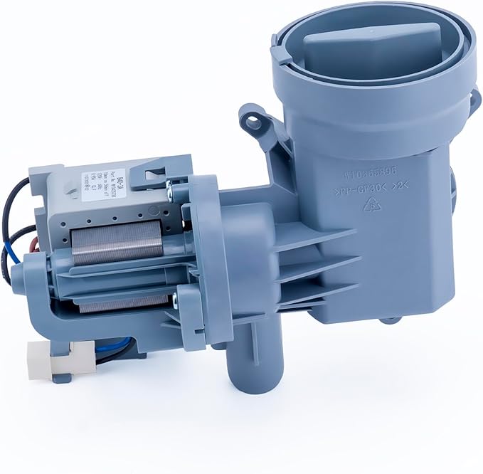 Washer Drain Pump W10605427 Compatible with Maytag Amana Whirlpool Duet Washing Machine WPW10605427 W10425238 W10799064 W10799065, Repairable code E01 F09