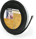 Alenor EPDM Black Foam Insulation Tape Self Adhesive 1/5"x1" x 33' Ft –Pack of 1- Weather Stripping for Doors & Windows,Soundproofing,Door Seal,Weatherstrip,Pipe Cooling,Air Conditioning Seal Strip