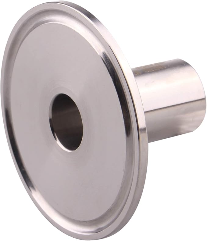 DERNORD Sanitary Female Threaded Pipe Fitting to 2 Inch TRI CLAMP OD 64mm Ferrule (Pipe Size: 3/8" NPT （2 Inch Tri clamp）)