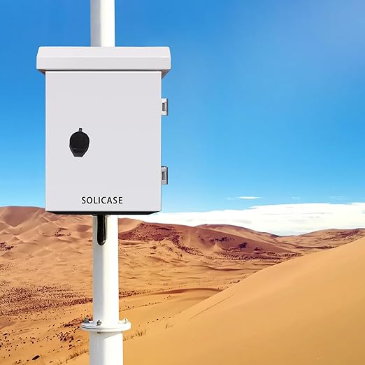 Nema Enclosure Outdoor,Waterproof Enclosure - IP Waterproof Electrical Box, Electrical Enclosure Box, Metal Galvanized Electrical Enclosure (12x9x6”)