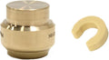 EFIELD 1 Inch Plug End Cap Push-Fit Fitting to Connect Pex, Copper, CPVC with a Disconnect Clip,(PF101)