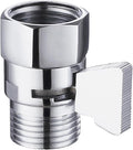 Water Flow Control Valve, Solid Brass Shower Head Flow reducer, Chrome