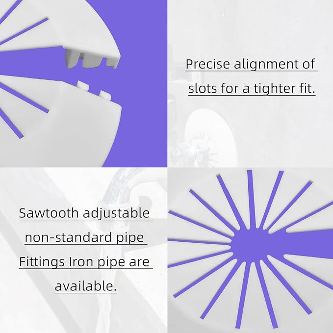 16Pcs Plumbing Cover Plates, Plastic Escutcheon Plate Flange Pipe Covers, Water Drain Line Cover for Water Tube Wall Decoration (（14-29mm, 14-45mm, 30-55mm, 50-78mm)