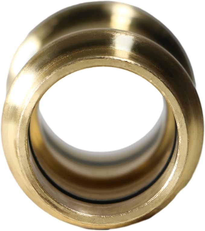 XFITTING 3/4 inch x 3/4 inch Press Coupling, Brass, 25 Pieces