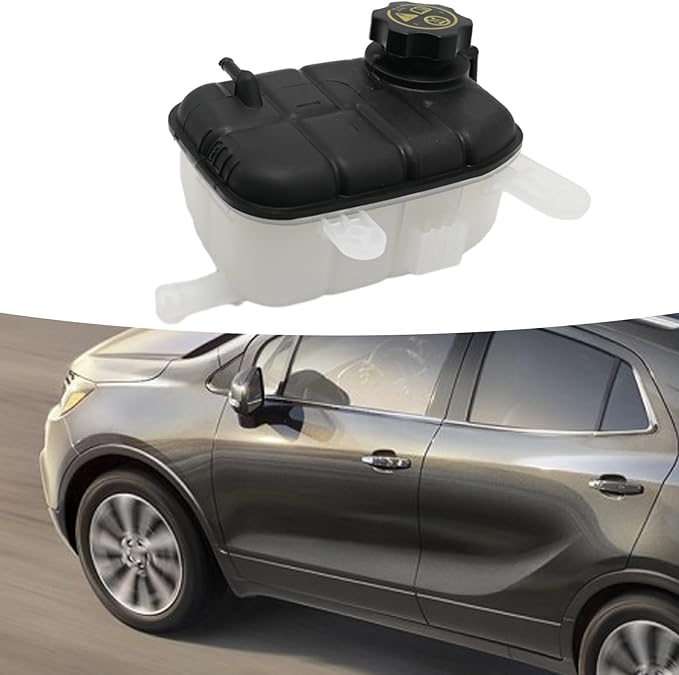 603-955 Engine Coolant Reservoir Radiator Expansion Tank with Cap, Replacement for Chevrolet Trax 1.4L 1.8L 2013-2019, Replacement for Buick Encore 1.4L 2013-2019, Replacs 95269001 95380033