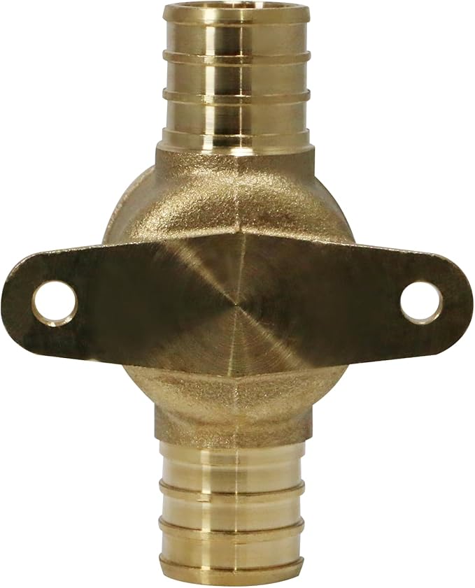 XFITTING Barb Crimp Pex 3/4 inch x 3/4 inch x 3/4 inch Female NPT Tee, Pex Female NPT Tee, 26-2-6=5XX, 5 Pieces