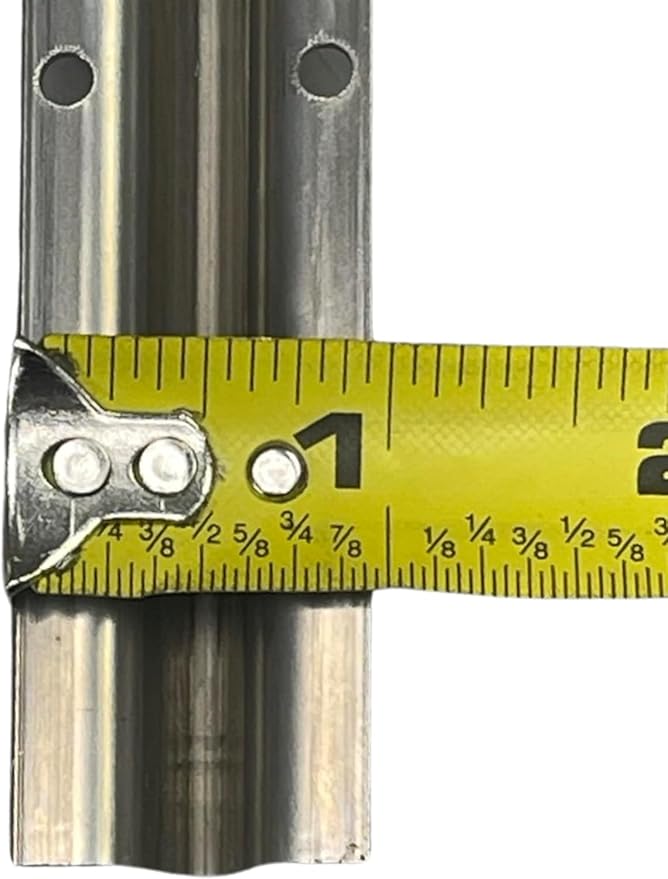 Screw on Track Cover for Sliding Patio Glass Doors | Fix and Repair Sliding Glass Door Track Cover Replacement Hardware Repair Stainless Steel - Screws NOT Included (6 Feet, 2 Pack)
