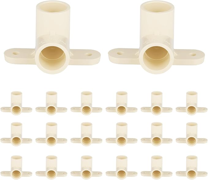 (Pack of 20) EFIELD CPVC Pipe Fitting, 3/4"Slip x 3/4"Slip CPVC-CTS 90-Degree Drop Ear Elbow(Wing Elbow),(CPVC047-10-20PCS)