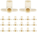(Pack of 20) EFIELD CPVC Pipe Fitting, 3/4"Slip x 3/4"Slip CPVC-CTS 90-Degree Drop Ear Elbow(Wing Elbow),(CPVC047-10-20PCS)