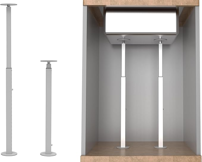 Undermount Sink Brackets,Undermount Sink Repair Kit, Undermount Sink Support,Adjustable Undermount Kitchen Sink Brackets for Fallen Sink Support