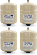 Water Worker G-5W and G-12W Thermal Expansion Tanks – Pre-Charged, Steel, Vertical Water Heater Expansion Tank – NSF Certified, Potable Water Safe – 2 or 4.4 Gallon Capacity (White, G-5W 4 Pack)