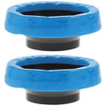 NOLITOY 2pcs Toilet Bowl Wax Ring Seal Gasket Watertight Rubber Clay Toilet Seal Ring Replacement for Home Bathroom Waste Line Leak Prevention