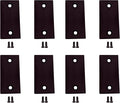 QCAA Door Strike Filler Plate, 2-1/4" x 1-1/8", Stainless Steel, US10B Oil Rubbed Bronze, MIT, 8 Pack