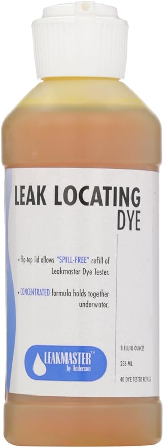 anderson FD601 Fluorescent Leak Locating Dye, 8-Ounce