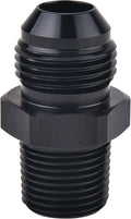 EVIL ENERGY 10AN Male Flare to 1/2" NPT Pipe Fitting Adapter Aluminum Straight Black
