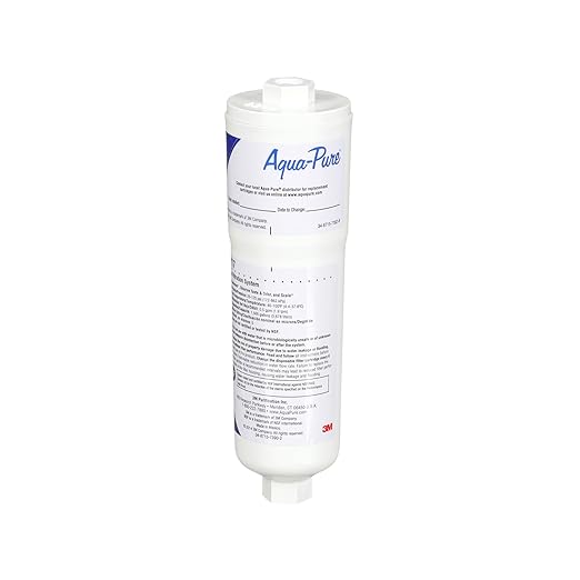 Aqua-Pure AP717 In-Line Water Filter for Refrigerator, Ice Maker and Drinking Fountains, Inhibits Scale Build-Up, Removes Sediment, Chlorine Taste and Odor