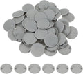 uxcell 50Pcs Plastic Hole Plugs, 1-1/2"(38mm) Flush Type Panel Round Screw Caps Cover Fastener Knockout Locking Plugs for Furniture Insert End Caps Panels, Gray
