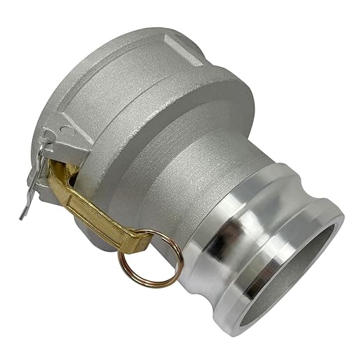 Gloxco Aluminum Type DA Cam and Groove Hose Fitting, Reducer, 4" Female Camlock x 3" Male Camlock (CAM-4030-DA-AL)