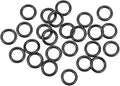 uxcell Nitrile Rubber O-Rings 15mm OD 10mm ID 2.5mm Width, Metric Nitrile Rubber Sealing Gasket for Automotive Machine Plumbing, Pack of 25