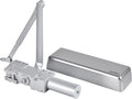 SOPHIA Automatic Door Closer Heavy Duty, Commercial Grade 1, Adjustable Spring Size 1-6 for High Traffic, ADA Compliant & UL Listed, Door Hydraulic Closer, Backcheck & Delayed Action, Silver
