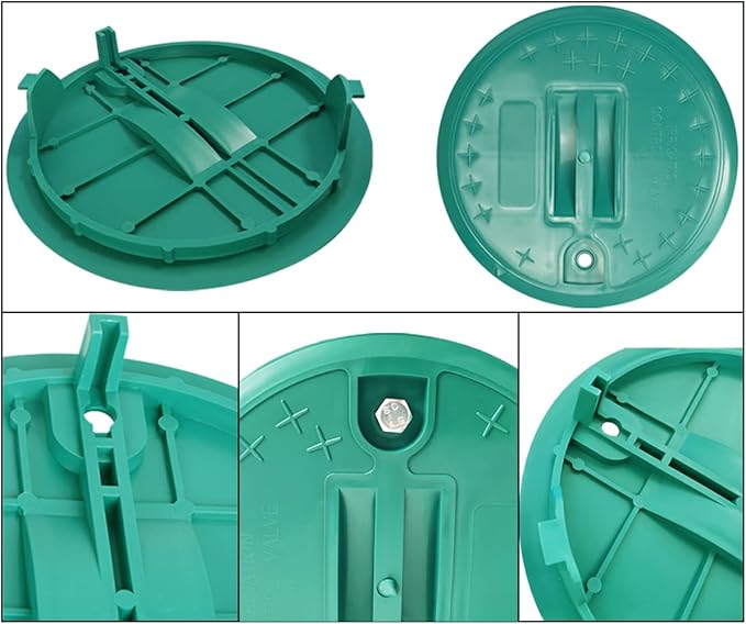 Cunguv Valve Box Cover Lid 10-inch Sprinkler Valve Round Box Lid Replacement Circular for Automatic Irrigation System