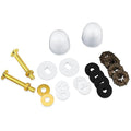 American Standard Toilet Flange Repair Kit - Universal Toilet Bolts and Caps Set, Includes Closet Bolts, Nuts, and Washers