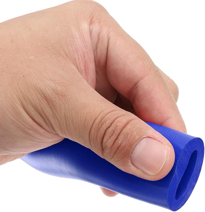 uxcell Foam Tubing for Handle Grip Support, Pipe Insulation Outside Pipe Lagging, 18mm ID 27mm(1 1/16") OD 1m Blue