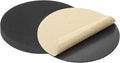 PATIKIL 5.5 Inch Diameter Lamp Base Felt 5Pack 2mm Thick Foam Adhesive Non-Slip EVA Protection Pad Mat for Lamp Furniture DIY Craft, Black