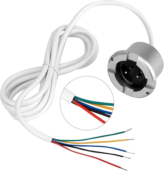 Pilipane Water Leak Alarm Sensor Detector High Sensitivity Fast Response 12V Wired Flood Leak Detection System for Computer Rooms Hotels Libraries ABS Plastic 1.5m Cable