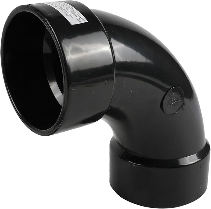 5-Pack EFIELD 2 in. ABS DWV 90 Long Sweep Elbow (Hub x Hub), 1/4 Bend