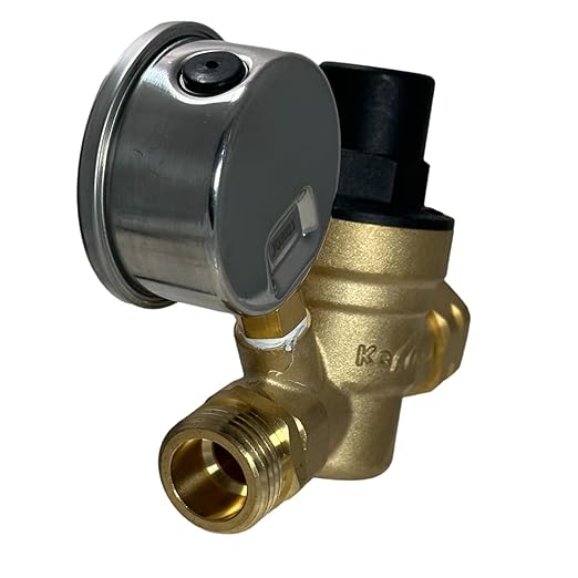 XFITTING 3/4 Inch Water Pressure Regulator with Gauge 3-4-1=10, 10 Pieces