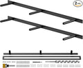 Floating Shelf Bracket Heavy Duty Shelving Brackets,Decorative Floating Shelf Hardware Black,Hidden Metal Shelf Support Bracket(38X6X1.2-Metal Jig)