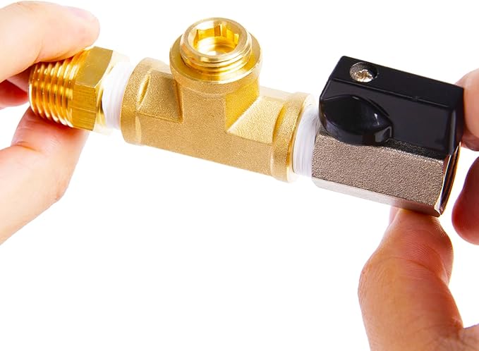 ChillWaves Brass Pipe Fitting, Internal Hex Head Socket Pipe Plug Fitting，3/4" NPT Male，Thread Adapter(6-PACK)