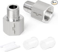 TAISHER 5PCS Forging of 316L Stainless Steel Pipe Fitting, Reducer Adapter, 1/8" NPT Male x 1/4" NPT Female, Reducing Pipe Adapter Fitting
