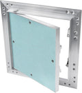 Vent Systems 8" x 8" Inch Aluminum Drywall Access Panel – Recessed Metal Square Inspection Door for Wall, Ceiling, Plumbing, HVAC System – Indoor Use for Home, Garage, Office Renovation or Repair