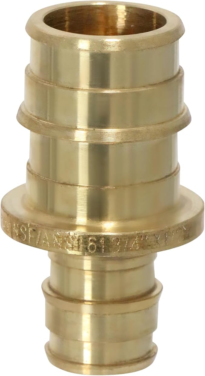XFITTING Pex A 3/4 Inch x 1/2 Inch Pex A Reducing Coupling, 29-5-5=10XX, 10 Pieces