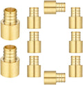 (10 Pack) Lidertik Copper to Pex Fittings 3/4 inch, 3/4" Pex F1807 x 3/4" Female Sweat Adapter Brass