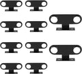 (Pack of 10) EFIELD Metal Made Double Pipe Stay Hanger for 1/2 Inch IP Standard Pipe or 3/4 Inch Copper, CPVC & PEX Pipes - Universal Pipe Support Bracket,(ACC023)