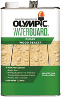 Olympic WaterGuard 1 gal. Clear Exterior Waterproofing Wood Sealer
